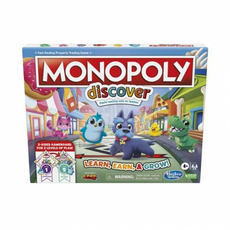 Hasbro Monopoly: Junior Learn Earn And Grow - Board Game (F4436)