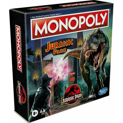 Hasbro Monopoly: Jurassic Park - Επιτραπέζιο Παιχνίδι (Ελληνική Γλώσσα) (F1662)