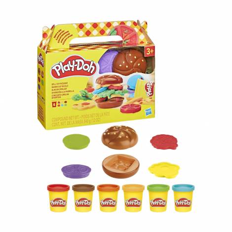 Hasbro Play-Doh: Doh & More - Food Shapes Grill Fun Playset (G1614)