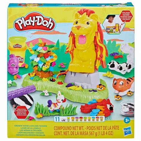 Hasbro Play-Doh - Growin Mane Lion And Friends (F7221)