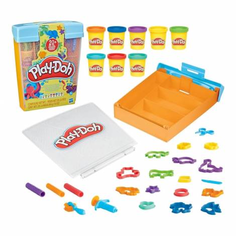 Hasbro Play-Doh - Imagine Animals Storage Set (F7381)