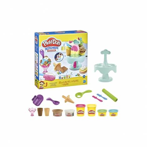 Hasbro Play-Doh Kitchen Creations - Ice Cream Carousel Set (F5332)