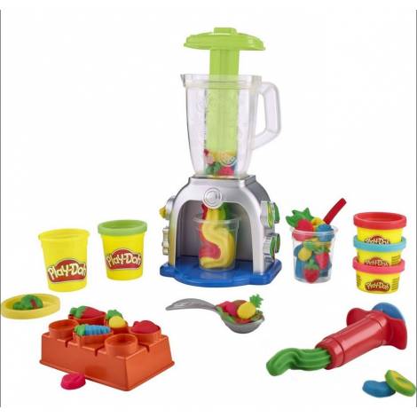 Hasbro Play-Doh: Kitchen Creations -  Swirlin Smoothies Blender Playset (F9142)