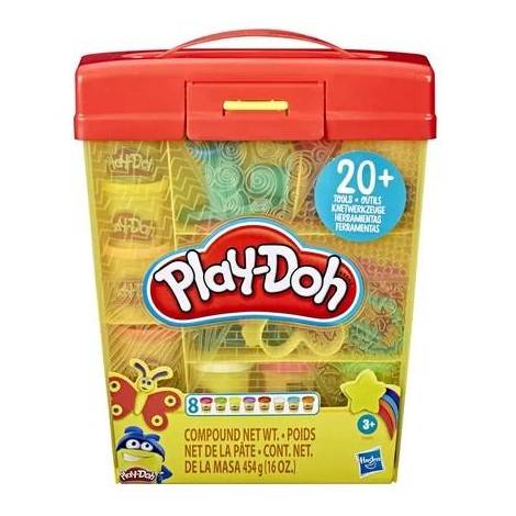 Hasbro Play-Doh - Large Storage Box with 20 Tools (E9099)