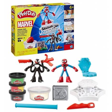 Hasbro Play-Doh Marvel: Spider-man - Launch And Slice Battle (F9827)