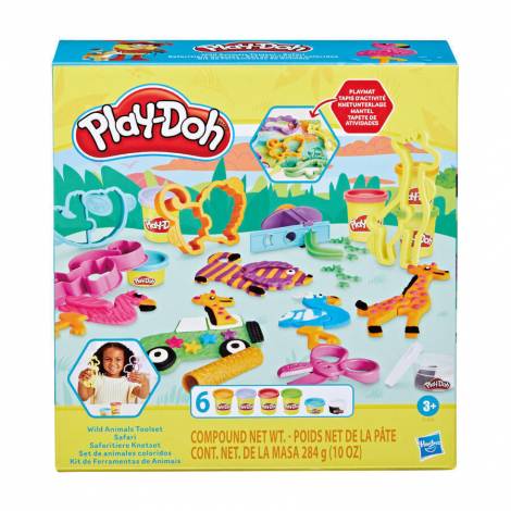 Hasbro Play-Doh: Wild Animals Toolset (F7213)
