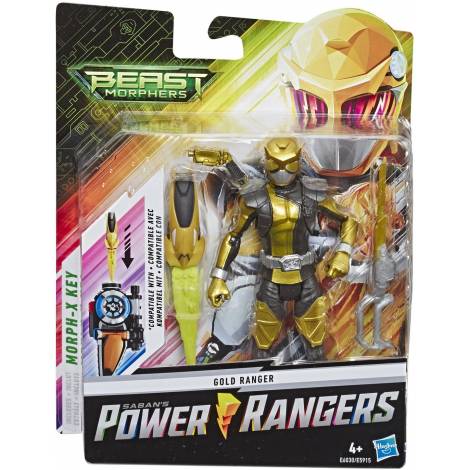 Hasbro Power Rangers: Beast Morphers - Gold Ranger Figure (15cm) (E6030)
