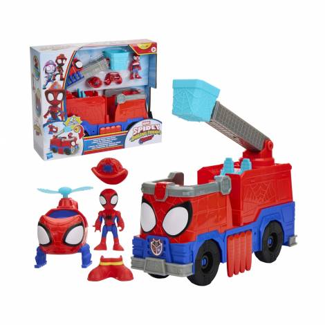 Hasbro Spidey And His Amazing Friends: Figures, Vehicles & Playsets - Spidey Rescue Webs Fire Truck (G1992)