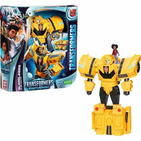 Hasbro Transformers: Earthspark Spin Changer - Bumblebee  Mo Malto (F7662)