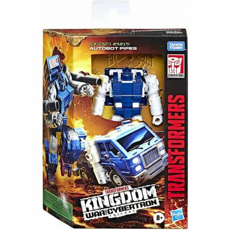 Hasbro Transformers Generations Kingdom War for Cybertron - Autobot Pipes Deluxe Action Figure (F0682)