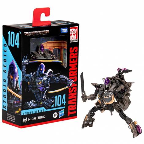Hasbro Transformers: Rise of The Beasts - Nightbird Deluxe Class Action Figure (F5492)