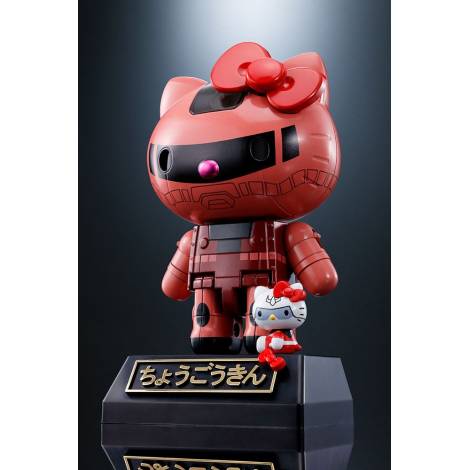 Hello Kitty - Chogokin Diecast Action Figure Hello Kitty Char's Zaku II Ver. - 11 cm