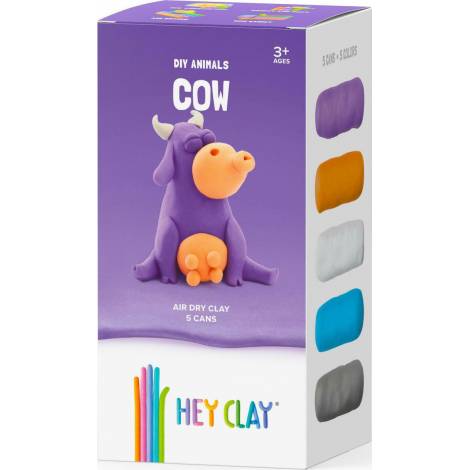 Hey Clay Claymates Αγελάδα Πολύχρωμος Πηλός (440021)