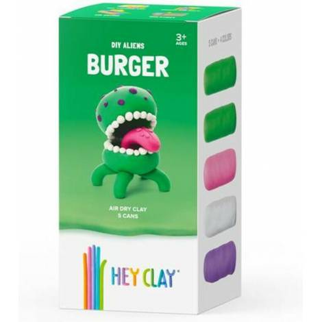Hey Clay Claymates Aliens Burger Πολύχρωμος Πηλός (440008)