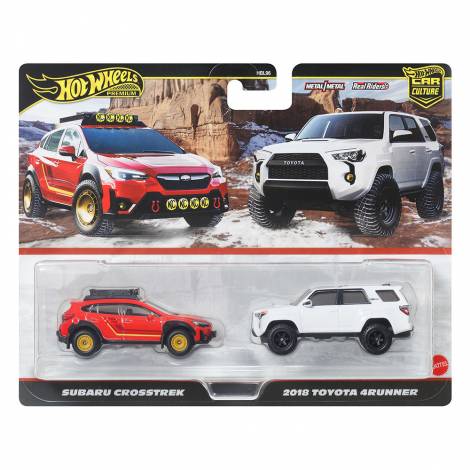 HOT WHEELS PREMIUM - CAR CULTURE - ΣΥΛΛΕΚΤΙΚΟ ΣΕΤ ΤΩΝ 2 SUBARU CROSSTREK-JBK98