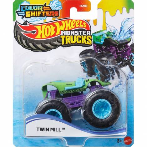 HOT WHEELS - ΧΡΩΜΟΚΕΡΑΥΝΟΙ MONSTER TRUCKS TWIN MILL- JDV94