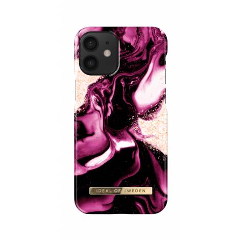 IDEAL OF SWEDEN Θήκη Fashion Case iPhone 12 MINI Golden Ruby Marble IDFCAW21-I2054-319