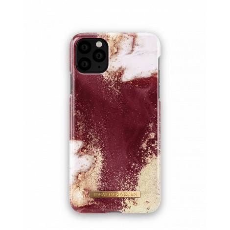 IDEAL OF SWEDEN Θήκη Fashion iPhone 11 PRO MAX Golden Burgundy Marble IDFCAW19-I1965-149