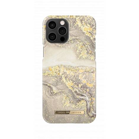 IDEAL OF SWEDEN Θήκη Fashion iPhone 12 Pro Max Sparkle Greige Marble IDFCSS19-I2067-121