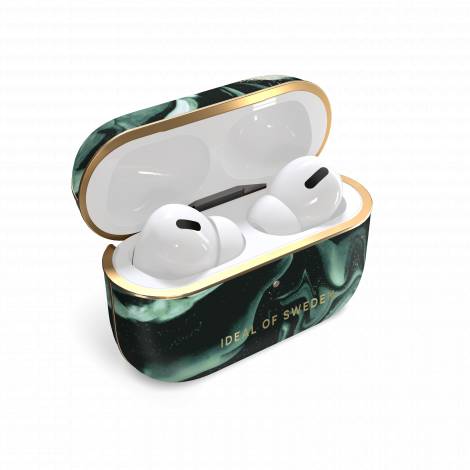 IDEAL OF SWEDEN Θήκη Printed για Apple AirPods Pro Golden Olive Marble IDFAPCAW21-PRO-320