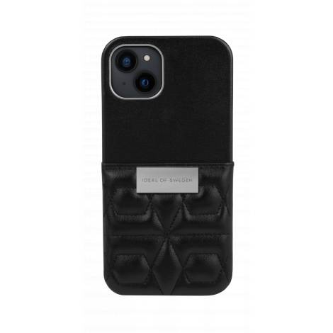 IDEAL OF SWEDEN Θήκη Statement iPhone 13 Quilted Black - Mini Pocket IDSCAW21-I2161-344