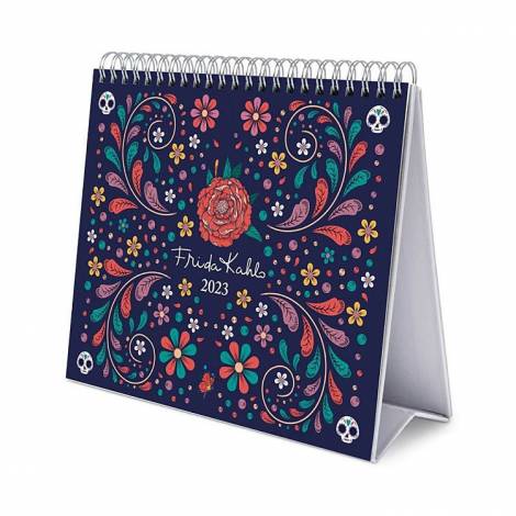 Ημερολόγιο Επιτραπέζιο Deluxe 2023 FRIDA KAHLO 20Χ17 Τέχνη Μηνιαίο Πυραμίδα Ετήσια Frida Kahlo 2023