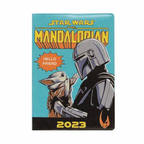 Ημερολόγιο Ετήσιο Εβδομαδιαίο 2023 11X15,5εκ. STAR WARS THE MANDALORIAN The Child 14X20 (Α5) Φαντασία Εβδομαδιαίο Στην τσάντα Ετήσια The Mandalorian