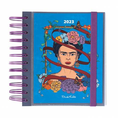 Ημερολόγιο Ημερήσιο 2023 14Χ16εκ. FRIDA KAHLO 14Χ16 Τέχνη Ημερήσιο Στην τσάντα Ετήσια Frida Kahlo 2023