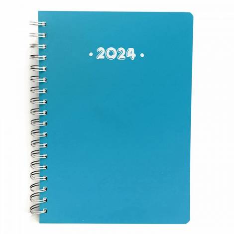 Ημερολόγιο Ημερήσιο 2024 21Χ29 Σπιράλ Μπλε