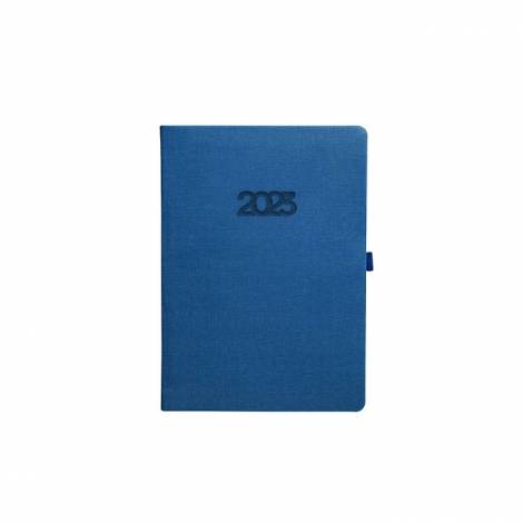 Ημερολόγιο Ημερήσιο Δεμένο PU 2023 10Χ14 10Χ15 (Α6) Μονόχρωμο Ετήσια Υδρόγειος 2023