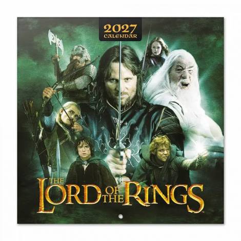 Ημερολόγιο Τοίχου 16 Μηνών 2027 30X30εκ THE LORD OF THE RINGS