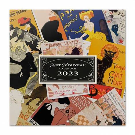 Ημερολόγιο Τοίχου 2023 30X30εκ ART NOUVEAU 30Χ30 Τέχνη Μηνιαίο Τοίχου Ετήσια Art Nouveau