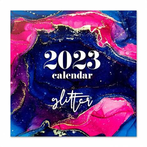 Ημερολόγιο Τοίχου 2023 30X30εκ. GLITTER 30Χ30 Glitter Μηνιαίο Τοίχου Ετήσια Glitter