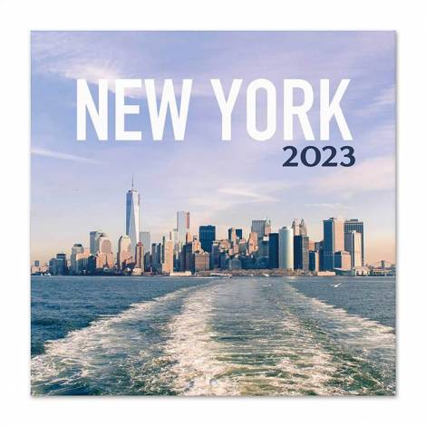 Ημερολόγιο Τοίχου 2023 30X30εκ ΝΕΑ ΥΟΡΚΗ 30Χ30 Ταξίδια Μηνιαίο Τοίχου Ετήσια Travel