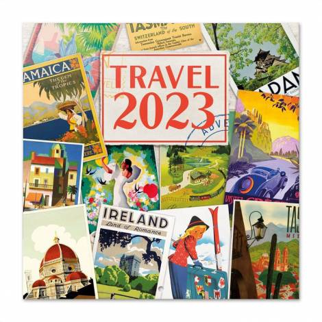 Ημερολόγιο Τοίχου 2023 30X30εκ. TRAVEL 30Χ30 Ταξίδια Μηνιαίο Τοίχου Ετήσια