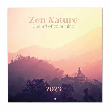 Ημερολόγιο Τοίχου 2023 30X30εκ ZEN NATURE 30Χ30 Φύση Μηνιαίο Τοίχου Ετήσια Nature