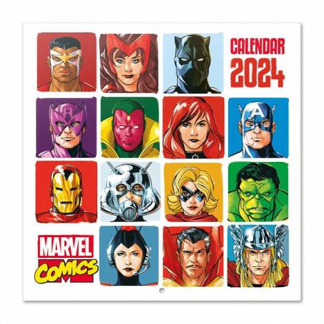 Ημερολόγιο Τοίχου 2024 30X30εκ MARVEL COMICS