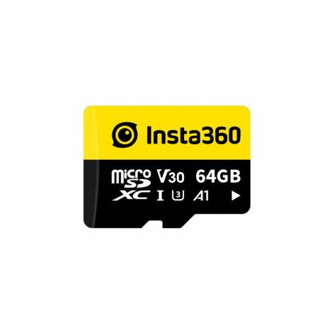 Insta360 64GB SD Card - Micro SD V30, XC1 U3 A1