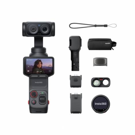 Insta360 Luna Ultra Creator Bundle Black - 1-Inch 8K Leica Sensor, Dual Lens, Triple AI Chip, OLED