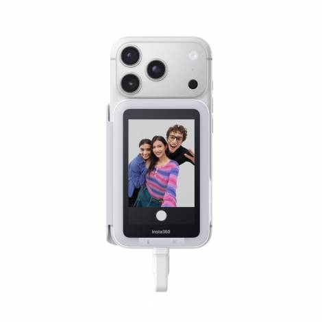 Insta360 Snap Selfie Screen with Light - USB-C Rear Camera Selfie Screen for iPhone-Android