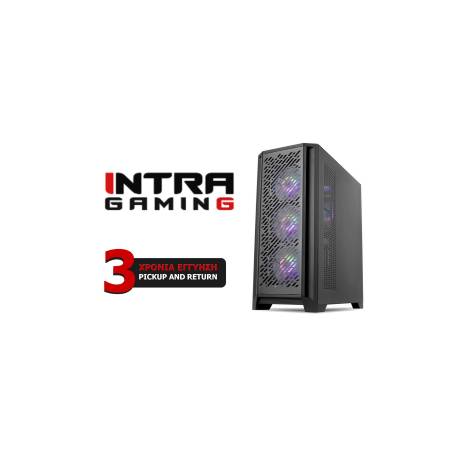 INTRA PC AMD GAMING FREE, AMD RYZEN 5 5500, 16GB DDR4 3200MHz, NVIDIA VGA RTX 3050 6GB, 512GB SSD NVMe, LAN GB, MIDI TOWER, 600W PSU, NO_OS, 3YW.