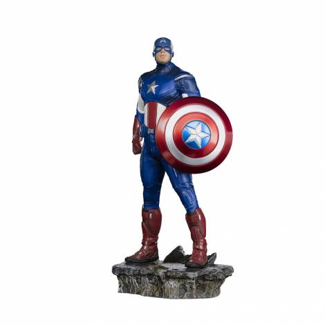 Iron Studios DBS: The Infinity Saga - Captain America Battle of NY Art Scale Statue (1/10) (MARCAS60622-10)