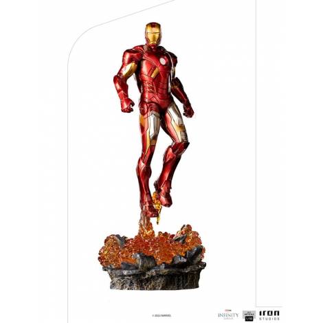Iron Studios DBS: The Infinity Saga - Iron Man Battle of NY Art Scale Statue (1/10) (MARCAS60822-10)