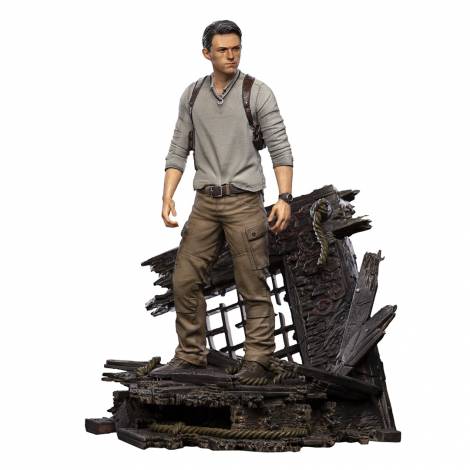 Iron Studios Deluxe: Uncharted Movie - Nathan Drake Art Scale Statue (1/10) (SONYUN62322-10)