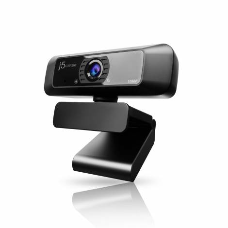 j5create JVCU100 USB Full HD Webcam περιστρεφόμενη κατά 360° - σε μαύρο χρώμα