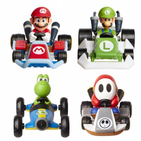 Jakks - Αυτοκίνητο Kart Super Mario Wave 5 (τυχαία επιλογή) (4 σχέδια) (JPA40303)