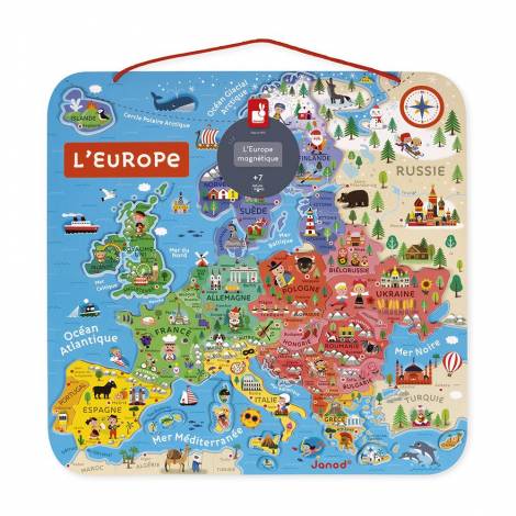 JANOD MAGNETIC EUROPEAN MAP