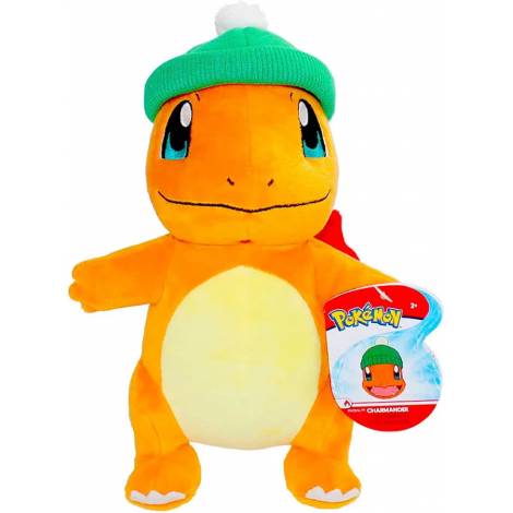 Jazwares Pokemon Charmander with Hat 20cm (JAZ77289)