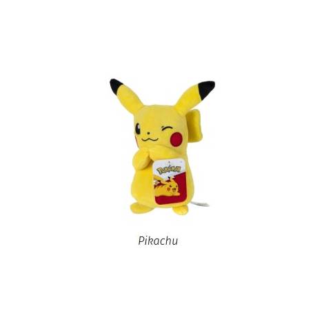 Jazwares Pokemon Λούτρινα 20cm W11 - Pikachu (JW095217-B)