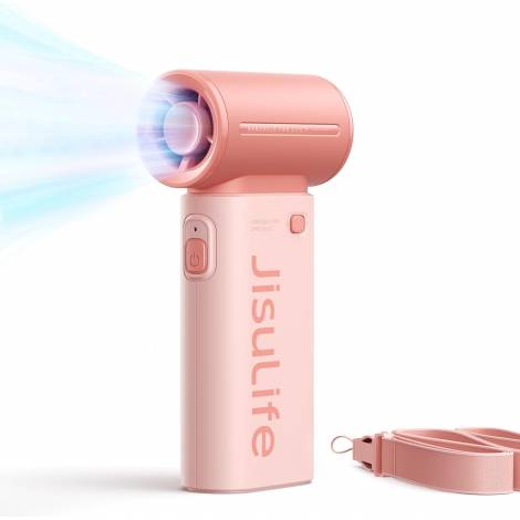 JISULIFE (FHL09R-A0102016) HANDHELD FAN LIFE9  (5000MAH) PINK